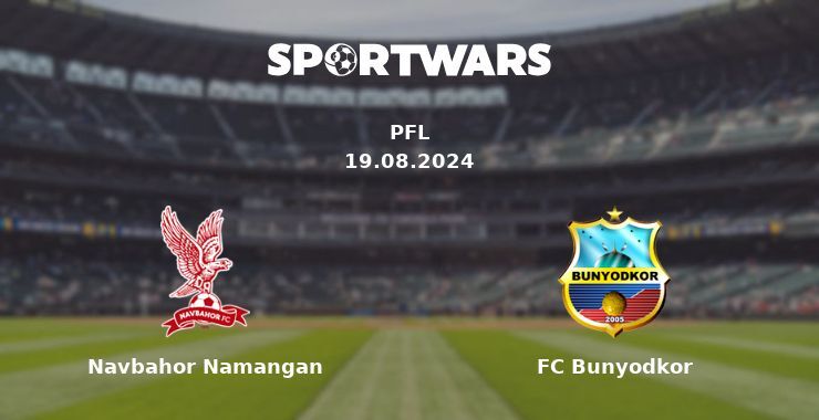 Navbahor Namangan — FC Bunyodkor watch online for free 19.08.2024