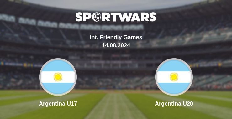 Argentina U17 — Argentina U20 watch online for free 14.08.2024