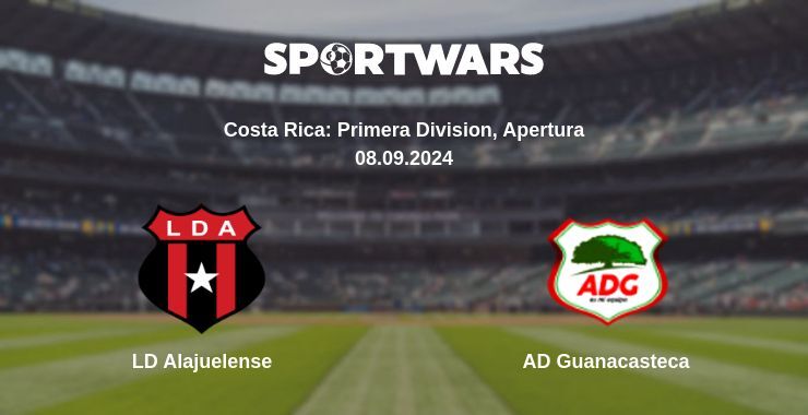 Result of the LD Alajuelense — AD Guanacasteca match, 08.09.2024