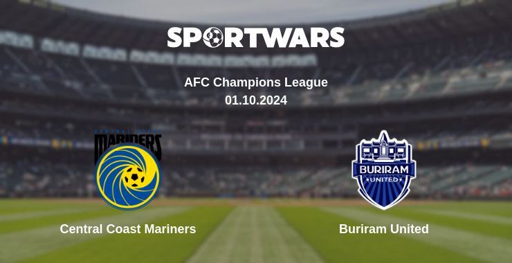 Central Coast Mariners — Buriram United, where to watch online broadcast