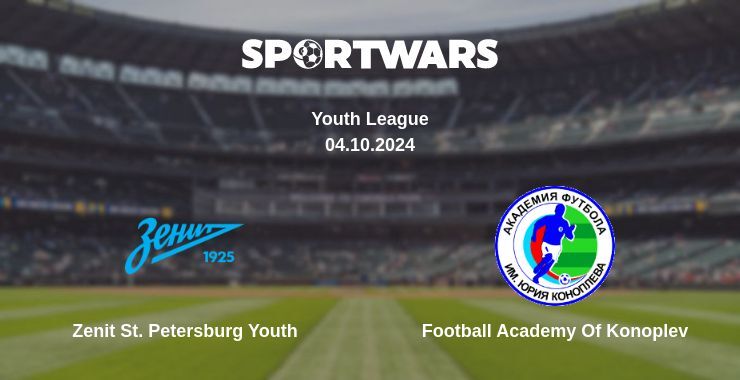 Zenit St. Petersburg Youth — Football Academy Of Konoplev watch online for free 04.10.2024