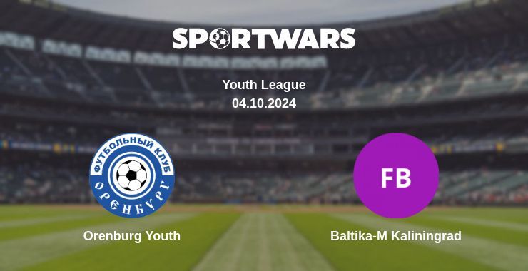 Orenburg Youth — Baltika-M Kaliningrad watch online for free 04.10.2024