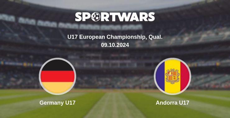 Germany U17 — Andorra U17 watch online for free 09.10.2024