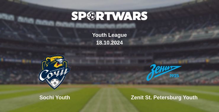 Sochi Youth — Zenit St. Petersburg Youth watch online for free 18.10.2024