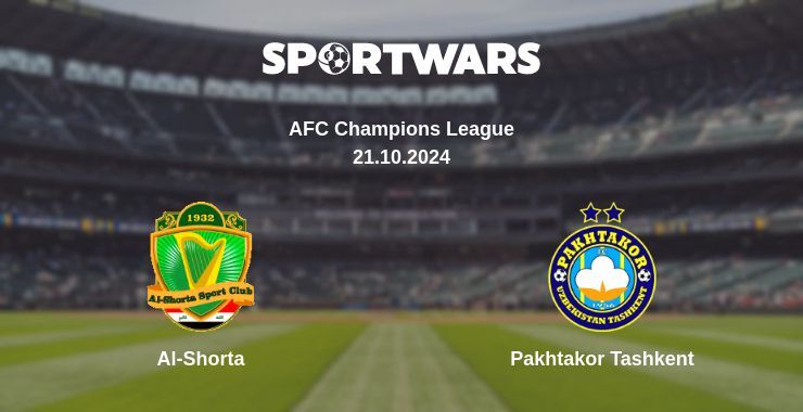 Result of the Al-Shorta — Pakhtakor Tashkent match, 21.10.2024