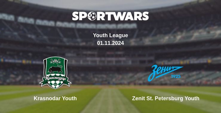 Krasnodar Youth — Zenit St. Petersburg Youth watch online for free 01.11.2024