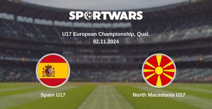 Spain U17 — North Macedonia U17 watch online for free 02.11.2024