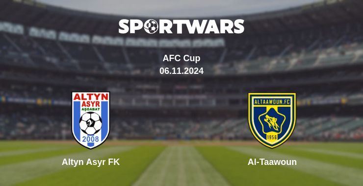 Result of the Altyn Asyr FK — Al-Taawoun match, 06.11.2024