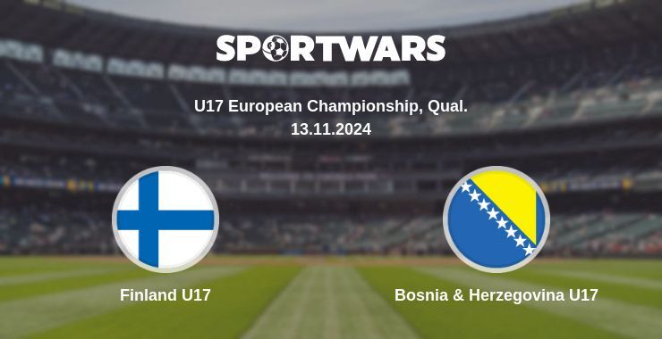 Finland U17 — Bosnia & Herzegovina U17 watch online for free 13.11.2024