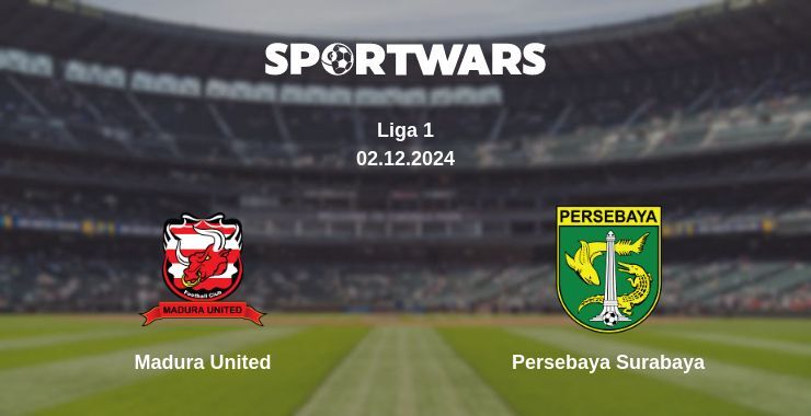 Madura United — Persebaya Surabaya watch online for free 02.12.2024