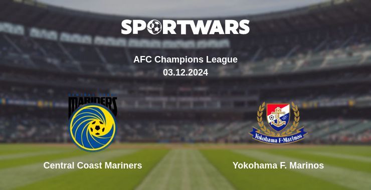 Central Coast Mariners — Yokohama F. Marinos watch online for free 03.12.2024