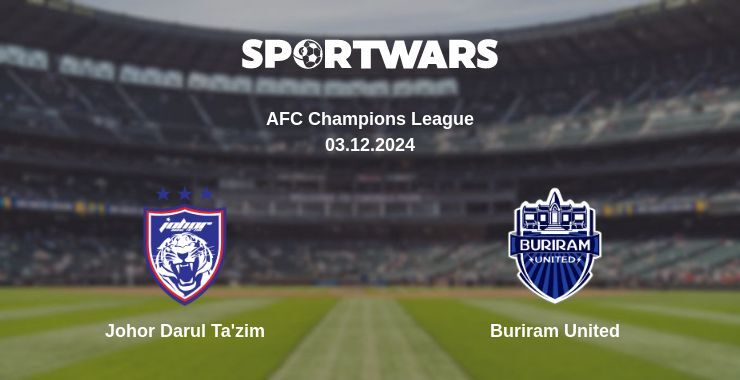 Johor Darul Ta'zim — Buriram United watch online for free 03.12.2024