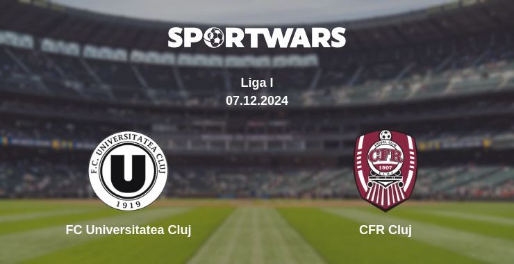 FC Universitatea Cluj — CFR Cluj watch online for free 07.12.2024