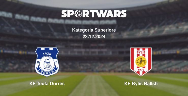 KF Teuta Durrës — KF Bylis Ballsh watch online broadcast, 22.12.2024