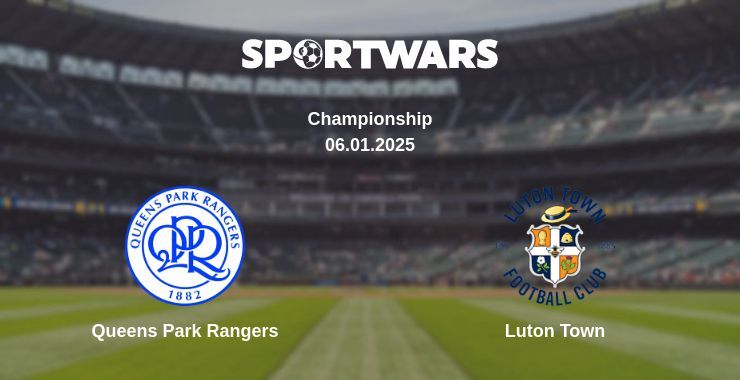 Queens Park Rangers — Luton Town watch online broadcast, 06.01.2025