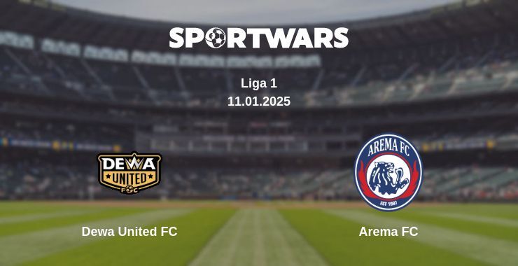 Dewa United FC — Arema FC watch online broadcast, 11.01.2025