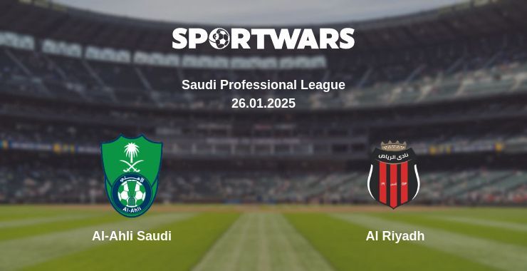 Al-Ahli Saudi — Al Riyadh watch online for free 26.01.2025