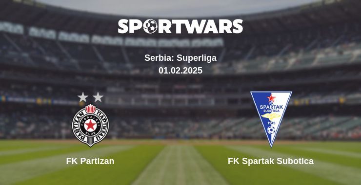 FK Partizan — FK Spartak Subotica watch online for free 01.02.2025