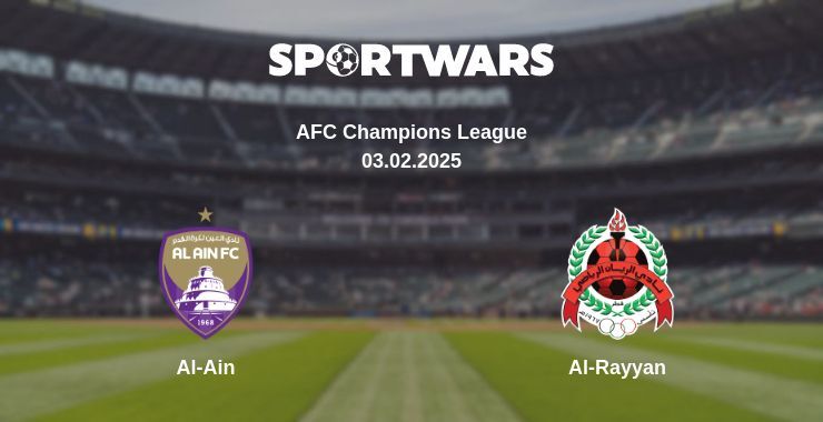 Al-Ain — Al-Rayyan watch online for free 03.02.2025