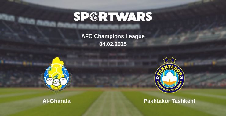 Al-Gharafa — Pakhtakor Tashkent watch online for free 04.02.2025