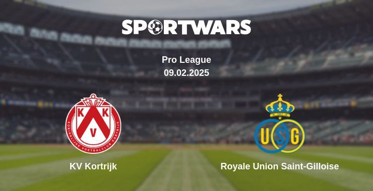 KV Kortrijk — Royale Union Saint-Gilloise watch online broadcast, 09.02.2025