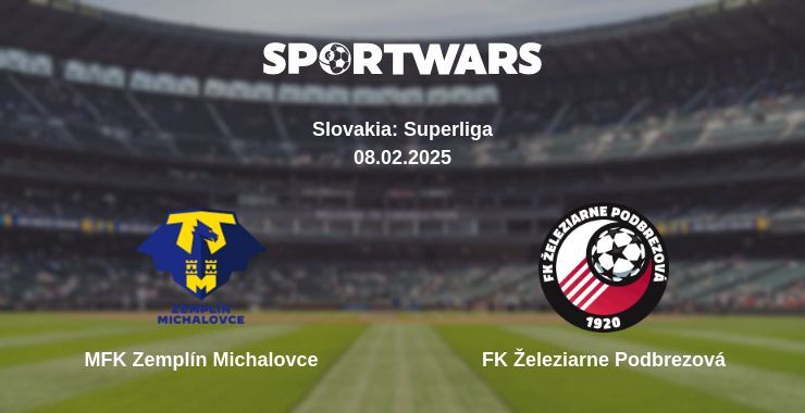 MFK Zemplín Michalovce — FK Železiarne Podbrezová watch online broadcast, 08.02.2025