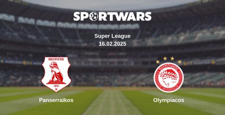 Panserraikos — Olympiacos watch online broadcast, 16.02.2025