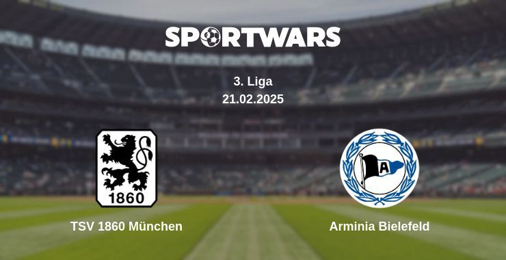 TSV 1860 München — Arminia Bielefeld watch online for free 21.02.2025