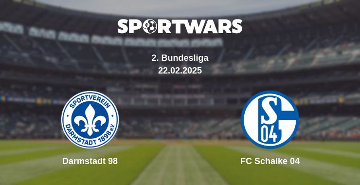 Darmstadt 98 — FC Schalke 04 watch online for free 22.02.2025