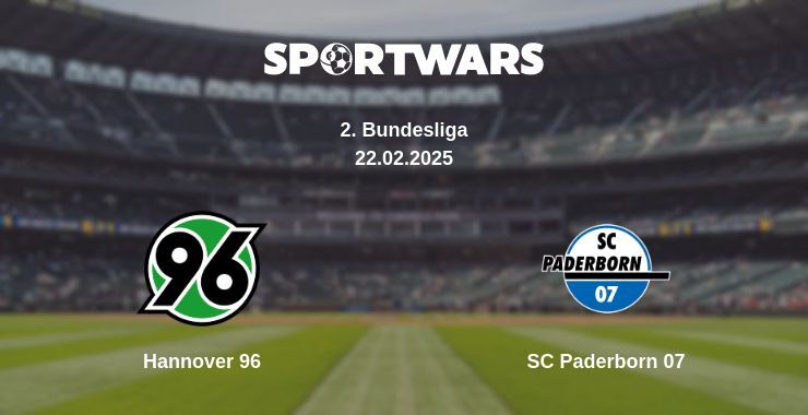 Hannover 96 — SC Paderborn 07 watch online for free 22.02.2025