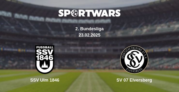 SSV Ulm 1846 — SV 07 Elversberg watch online broadcast, 23.02.2025