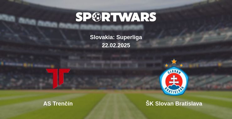 AS Trenčín — ŠK Slovan Bratislava watch online broadcast, 22.02.2025