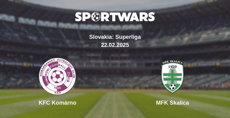 KFC Komárno — MFK Skalica watch online broadcast, 22.02.2025