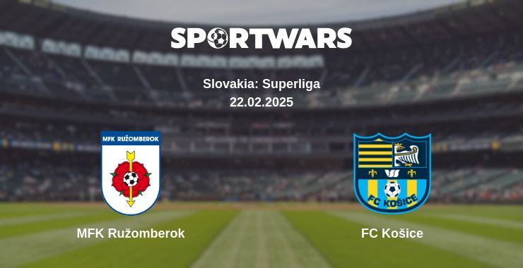 MFK Ružomberok — FC Košice watch online broadcast, 22.02.2025