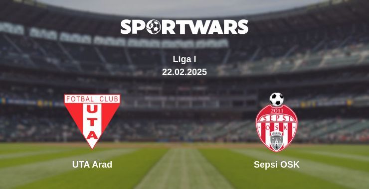 UTA Arad — Sepsi OSK watch online broadcast, 22.02.2025