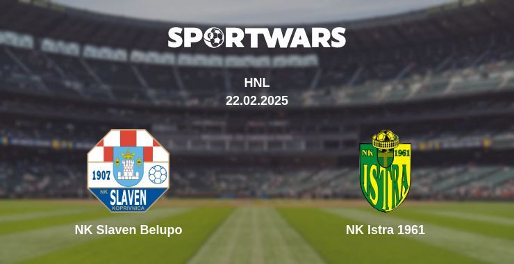 NK Slaven Belupo — NK Istra 1961 watch online broadcast, 22.02.2025