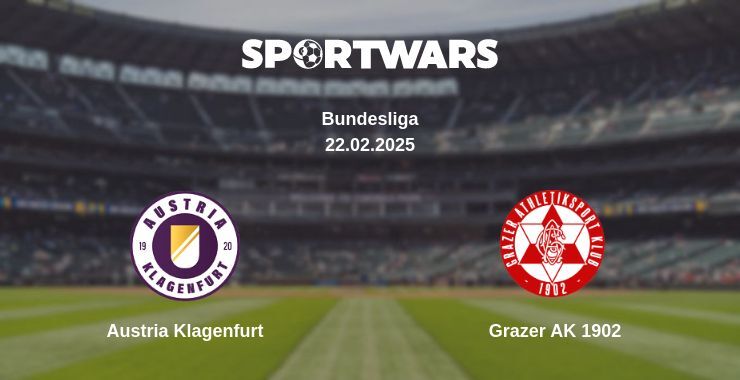 Austria Klagenfurt — Grazer AK 1902 watch online broadcast, 22.02.2025