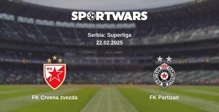 FK Crvena zvezda — FK Partizan watch online broadcast, 22.02.2025