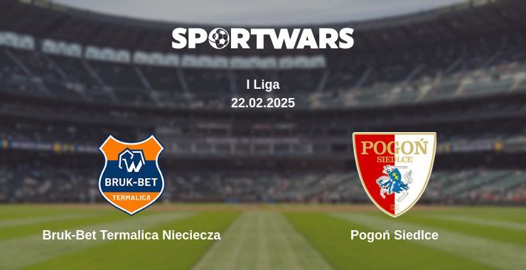 Bruk-Bet Termalica Nieciecza — Pogoń Siedlce watch online broadcast, 22.02.2025