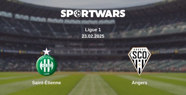 Saint-Étienne — Angers watch online broadcast, 23.02.2025