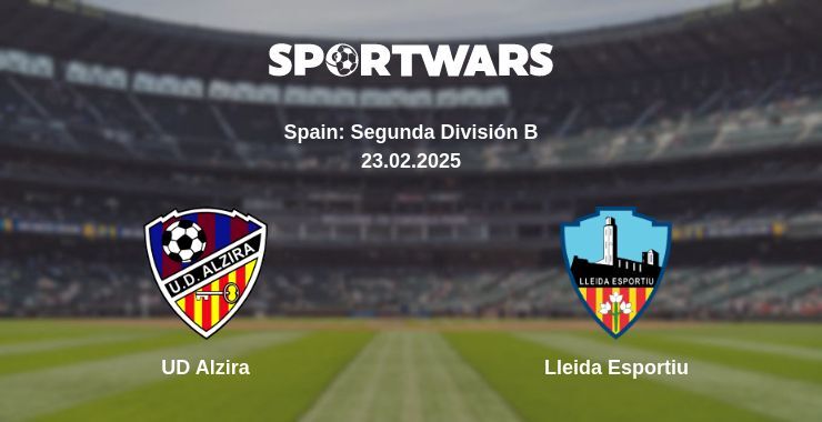 UD Alzira — Lleida Esportiu watch online broadcast, 23.02.2025