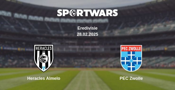 Heracles Almelo — PEC Zwolle watch online for free 28.02.2025