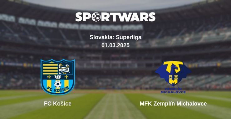 FC Košice — MFK Zemplín Michalovce watch online broadcast, 01.03.2025