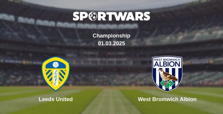 Leeds United — West Bromwich Albion watch online for free 01.03.2025