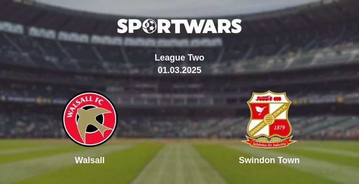 Walsall — Swindon Town watch online for free 01.03.2025