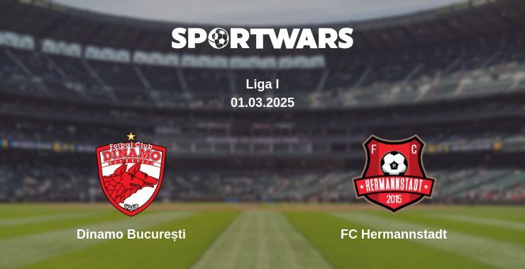 Dinamo București — FC Hermannstadt watch online broadcast, 01.03.2025