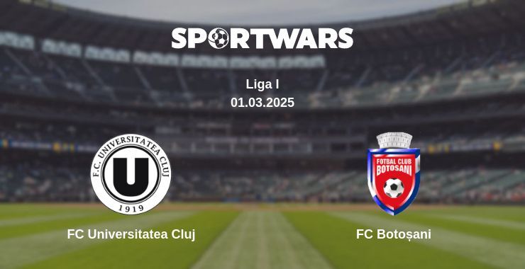 FC Universitatea Cluj — FC Botoșani watch online broadcast, 01.03.2025