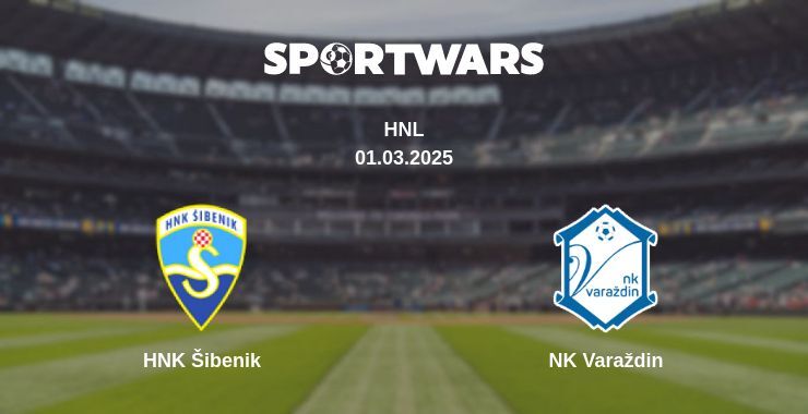 HNK Šibenik — NK Varaždin watch online broadcast, 01.03.2025