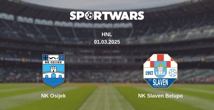 NK Osijek — NK Slaven Belupo watch online broadcast, 01.03.2025