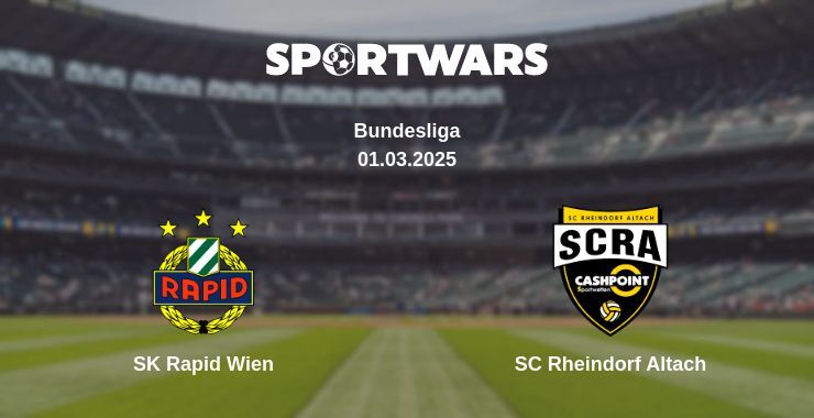 SK Rapid Wien — SC Rheindorf Altach watch online broadcast, 01.03.2025